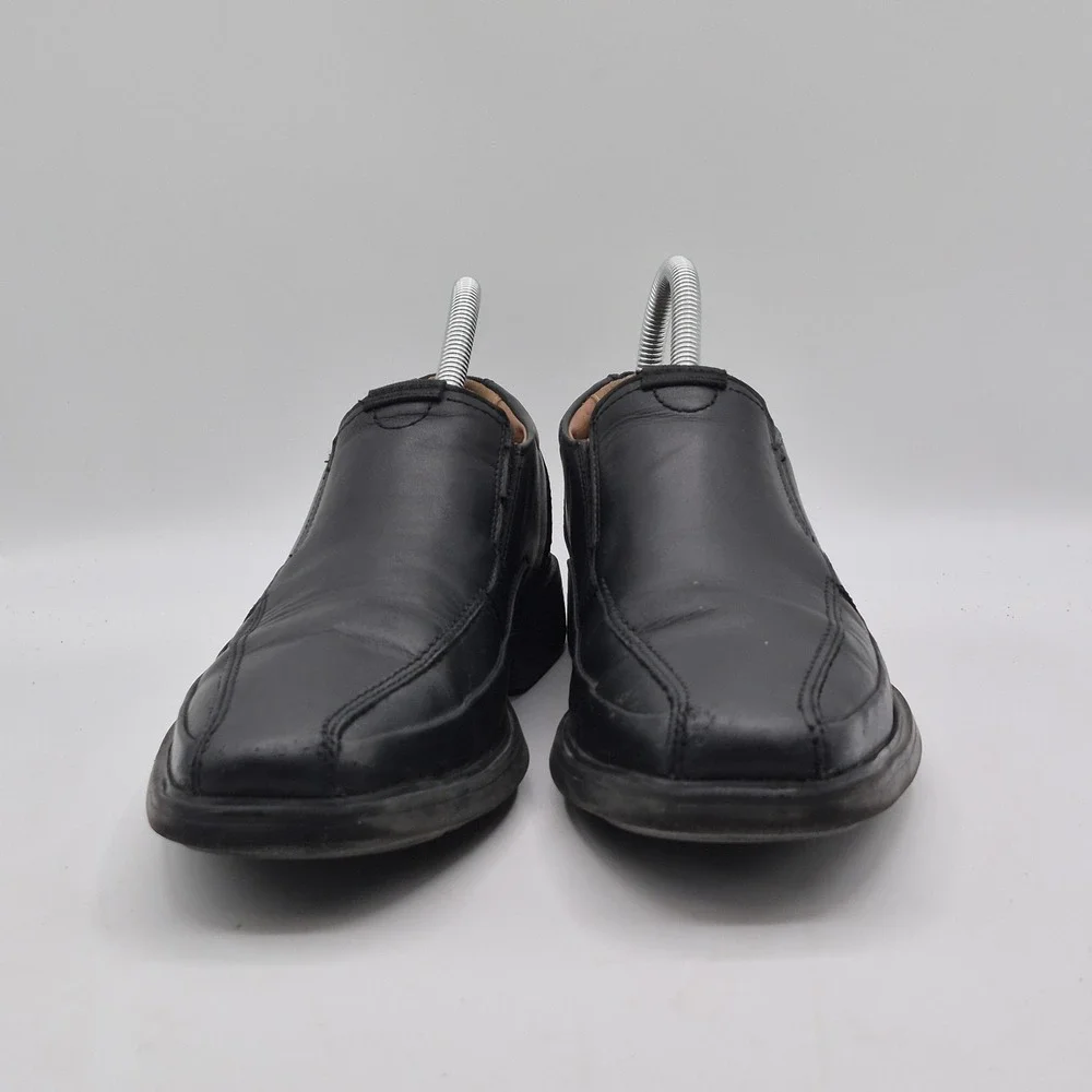 Clarks Collection Shoes‎ Mens Size 7 Black Slip-On Dress Loafers Extreme Comfort